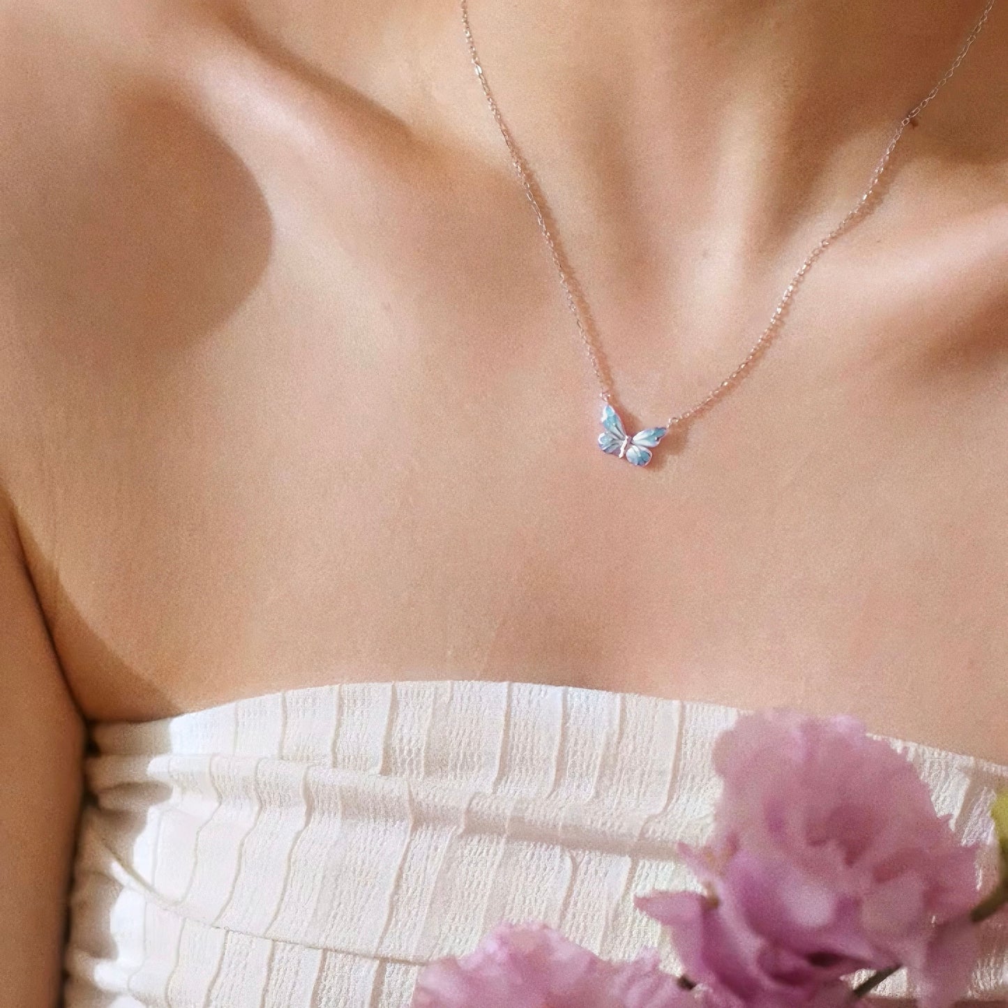 Collier - Papillon de minuit